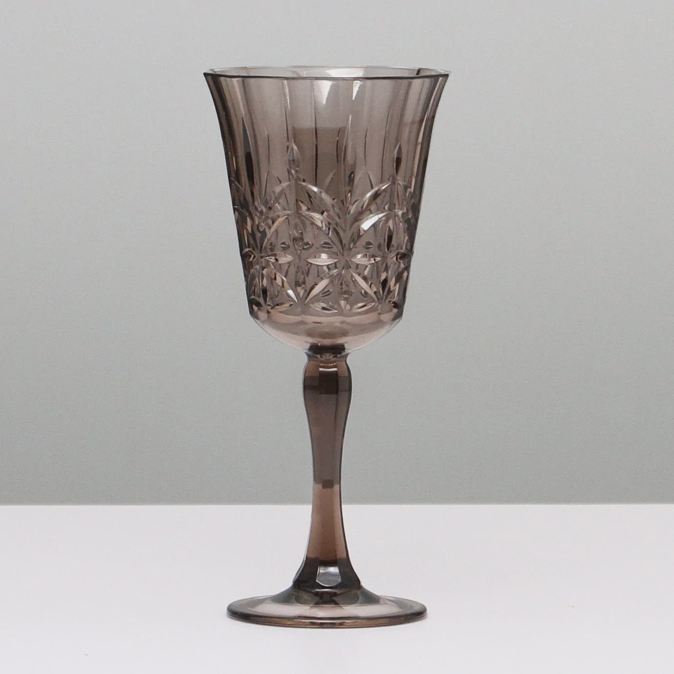Pavilion Acrylic Wine Glass Smoke