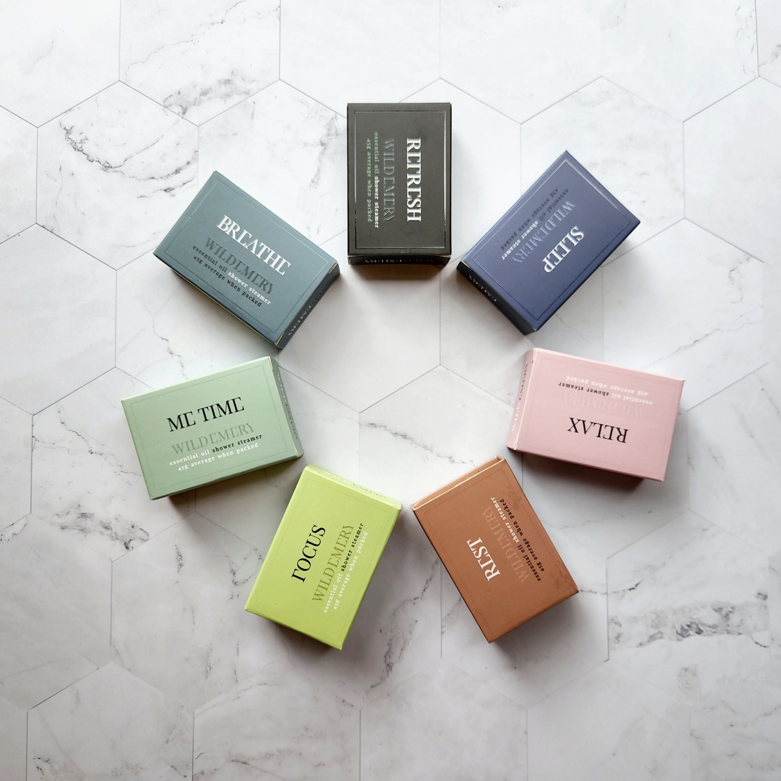 Wild Emery Shower Steamer Collection