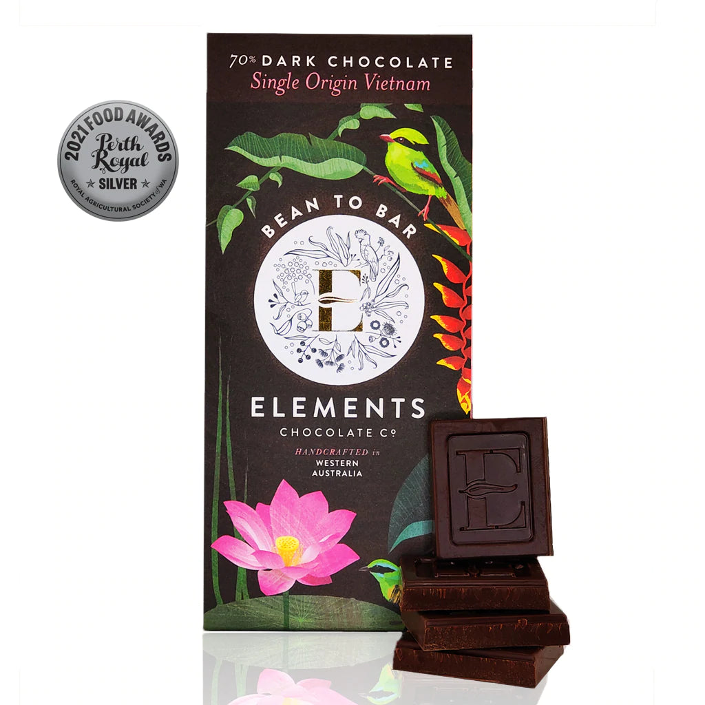 Elements Single Origin Vietnam 70% Dark Choc Bar