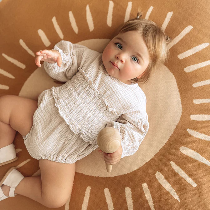 Knitted Blanket - Sunshine