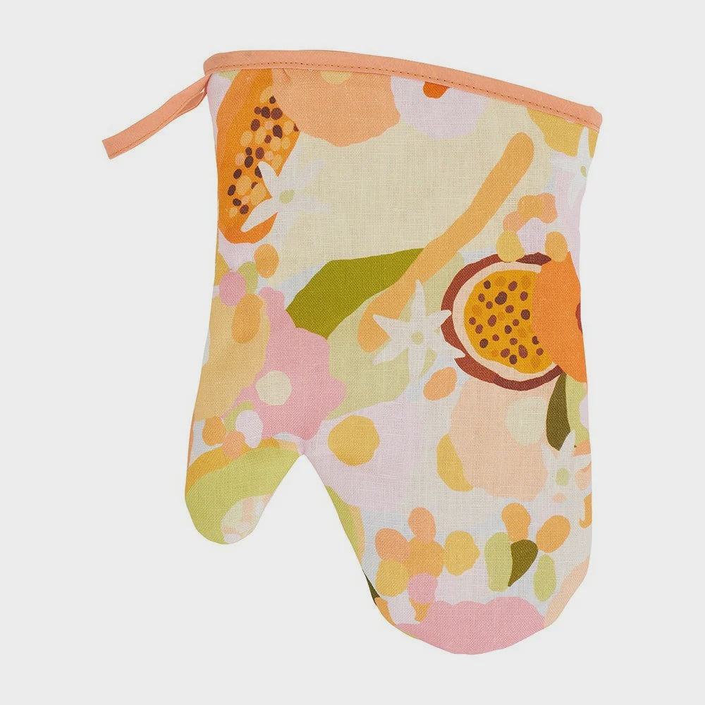 Linen Oven Mitt - Tutti Fruitti