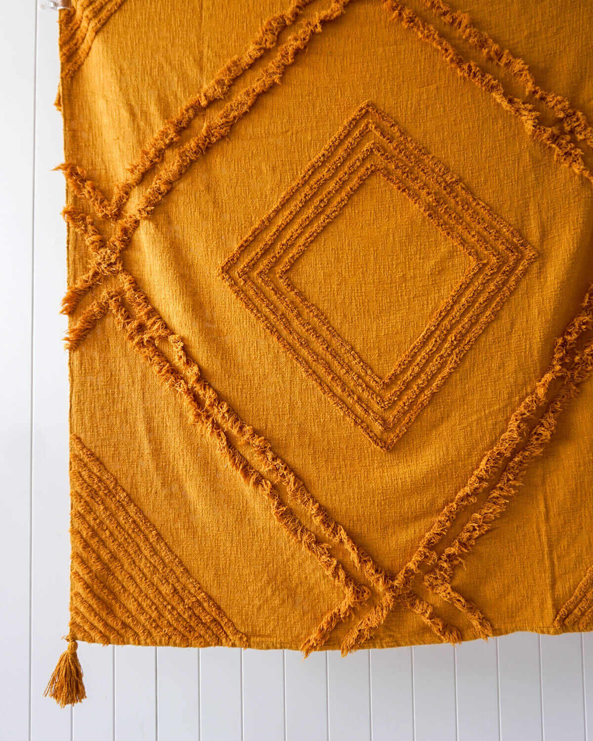 Burleigh Throw Blanket - Ochre