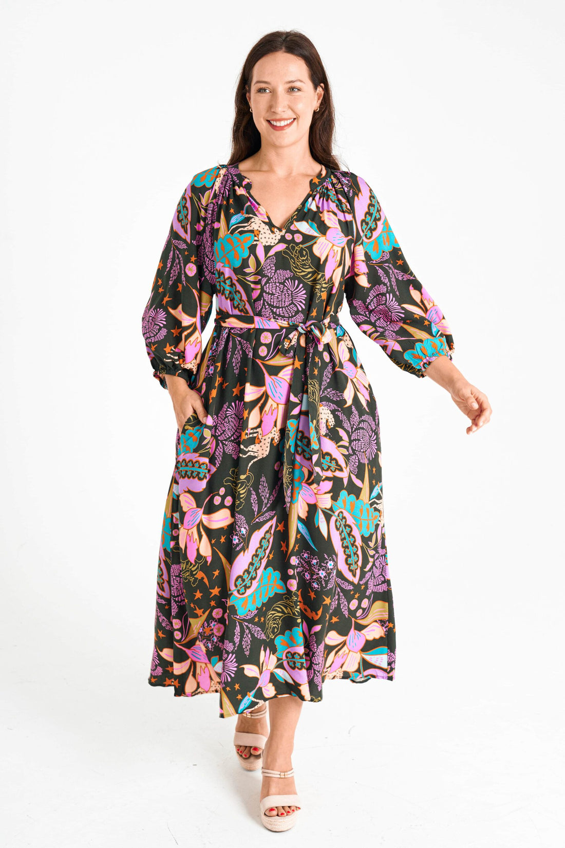 Deep Forest Maxi Dress