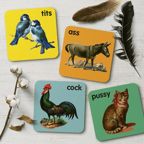 Needs & Wishes Animal Innuendo Coasters