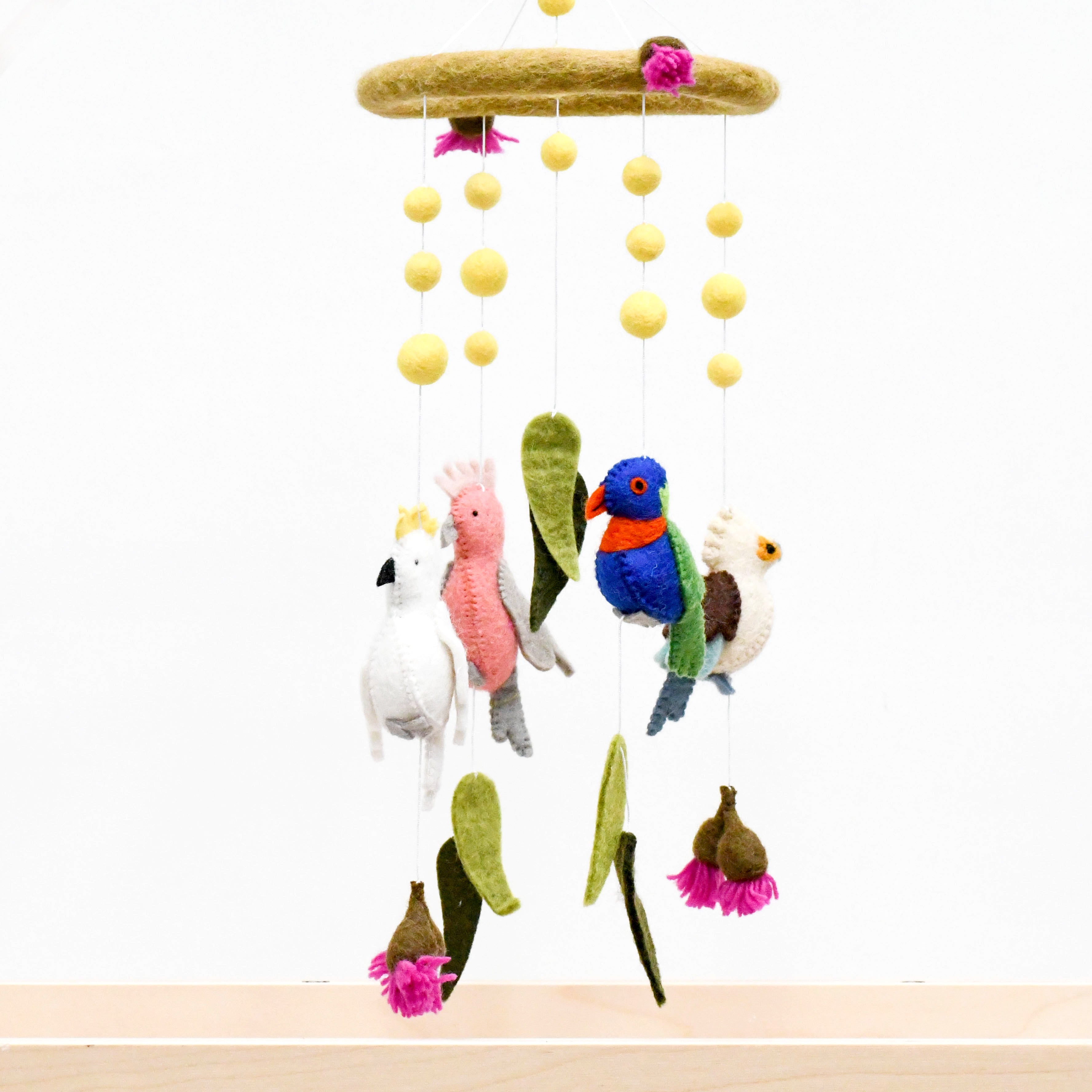 Baby Cot Mobile - Australian Birds
