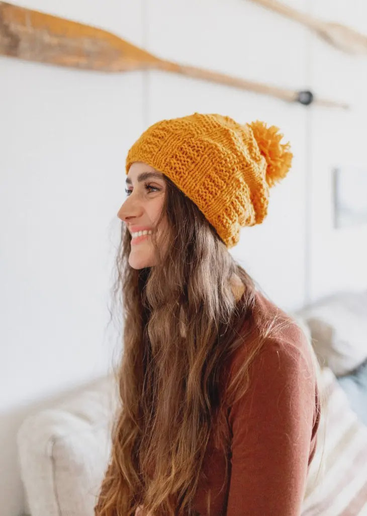 Tasman Beanie - Turmeric