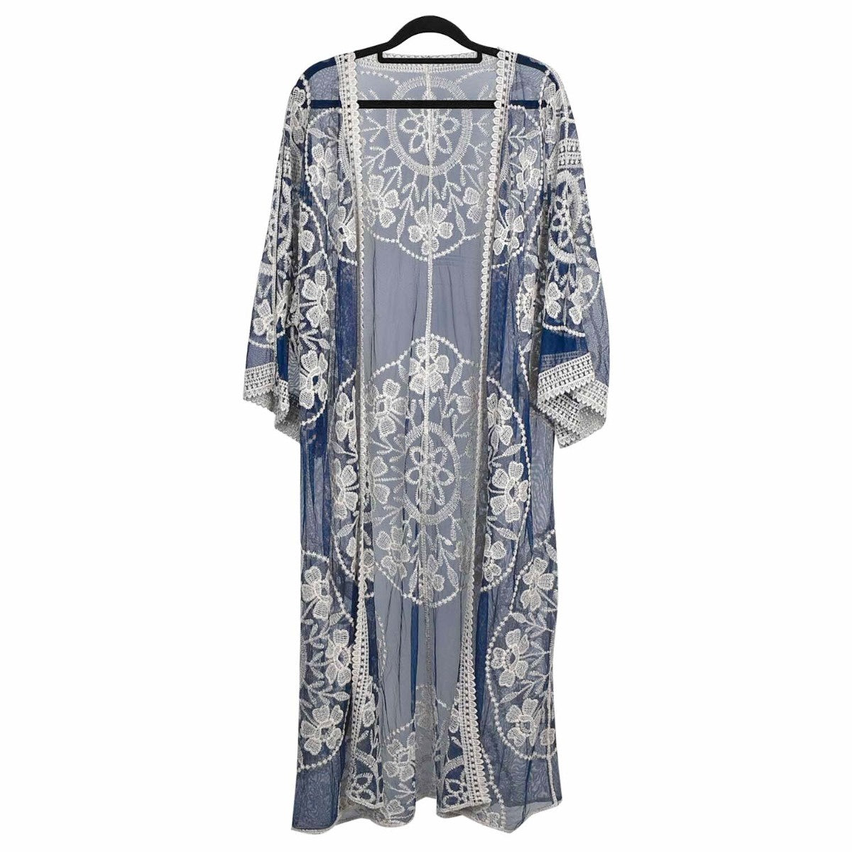 Taylor Hill Navy Lace Kimono