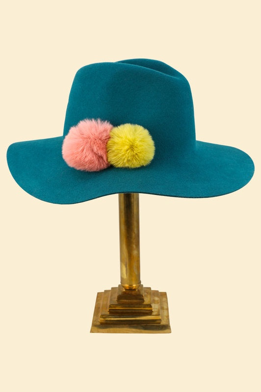 Cassandra Hat - Teal