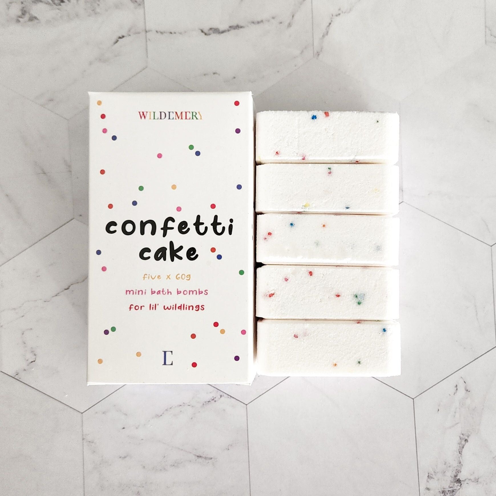 Wild Emery Confetti Cake Mini Bath Bombs