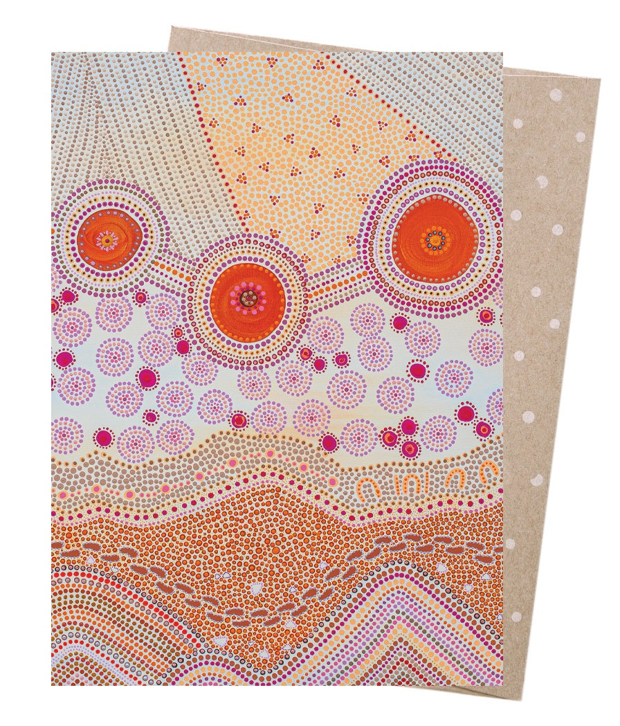 Earth Greetings Blank Card - Connection to Country