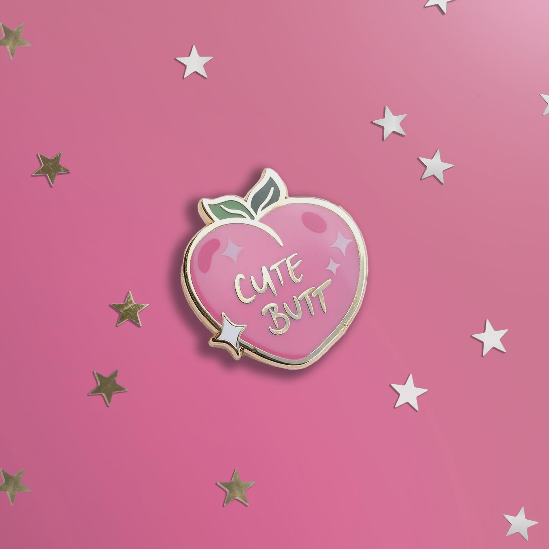 Cute Butt Enamel Pin
