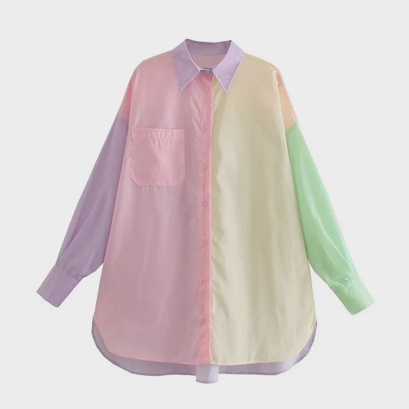Davina Colour Block Shirt