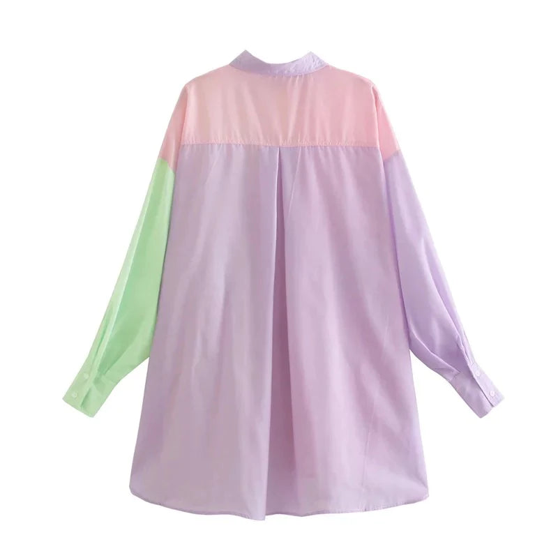 Davina Colour Block Shirt