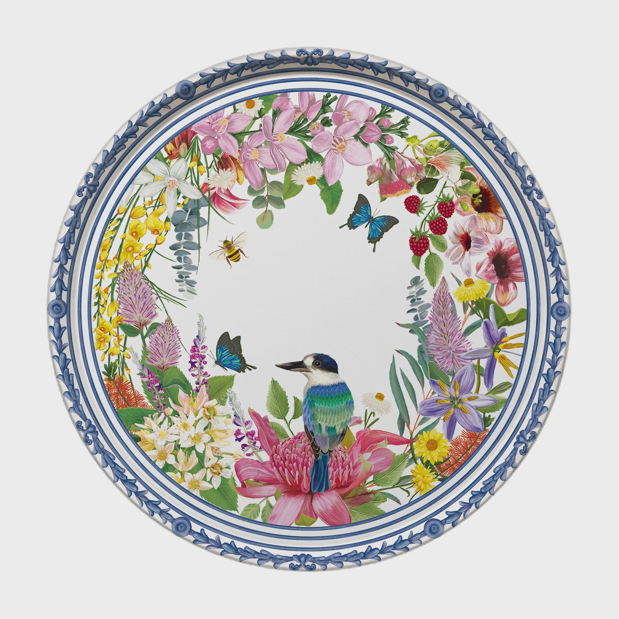 Enchanted Garden Wreath Celebration Tray