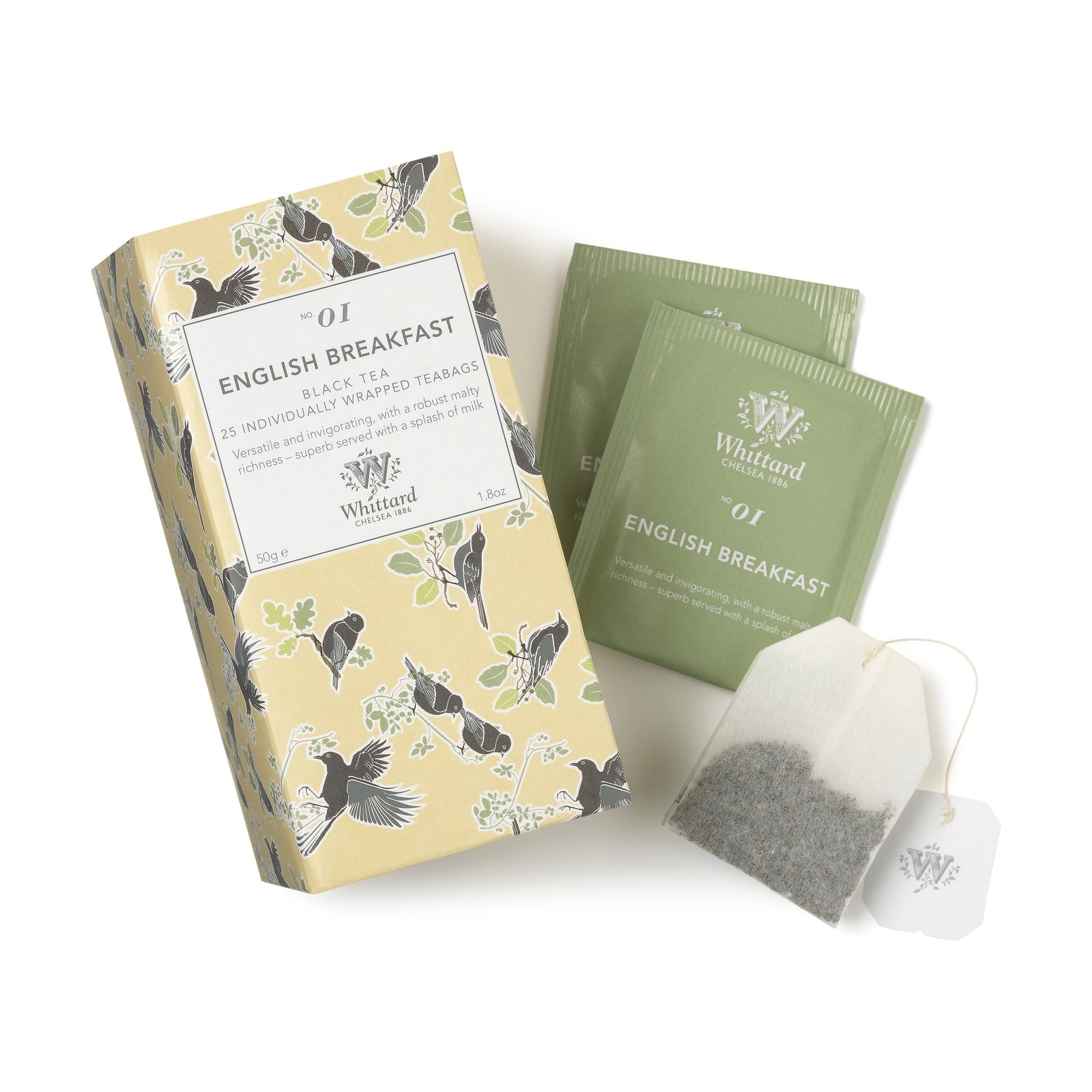 Whittard English Breakfast 25 Tea Bags