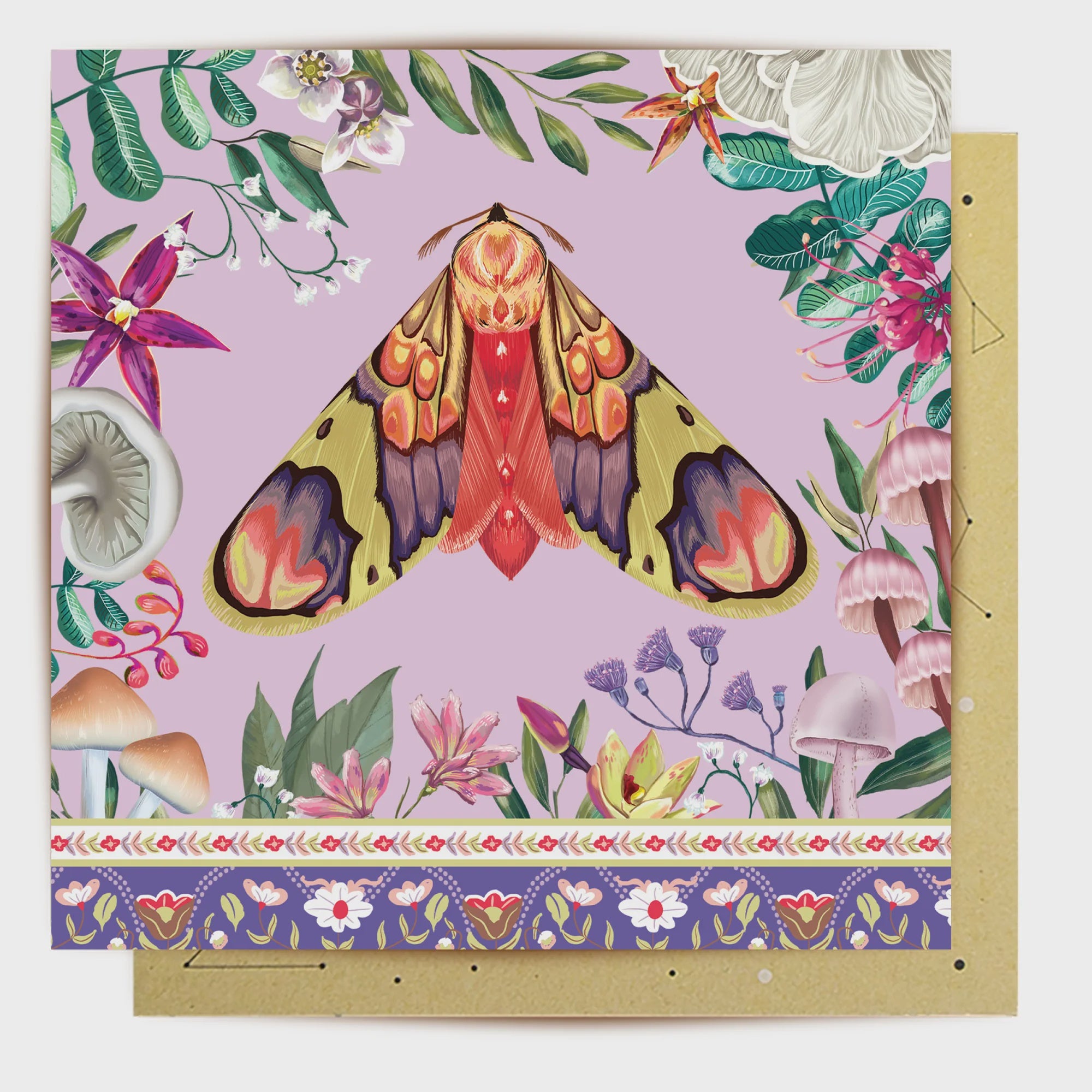 Field Trip Purple Greeting Card