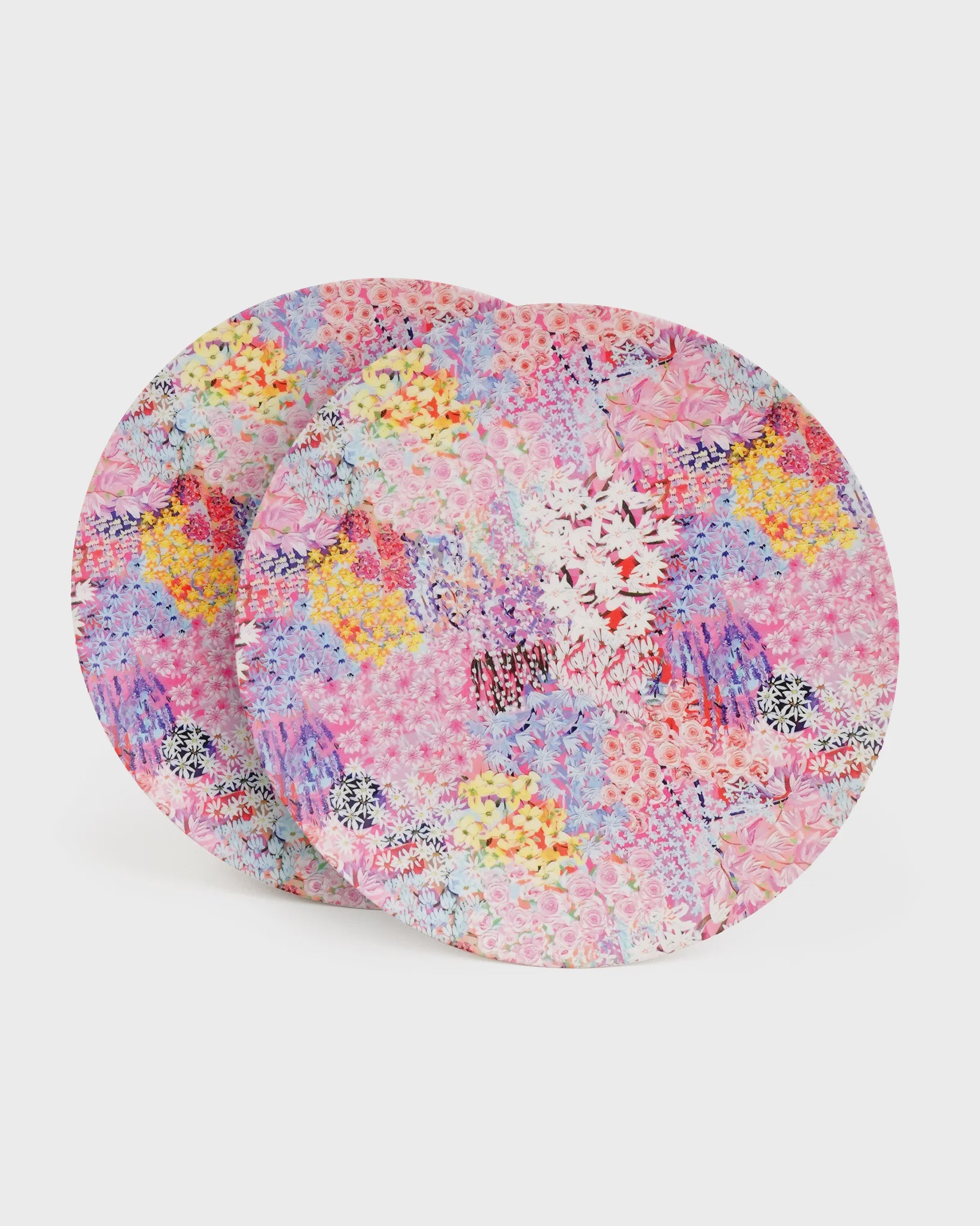 Garden Party Bamboo Melamine Plates - 2 Pack