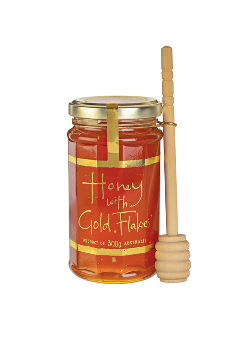 Honey Gold Flakes with Dipper