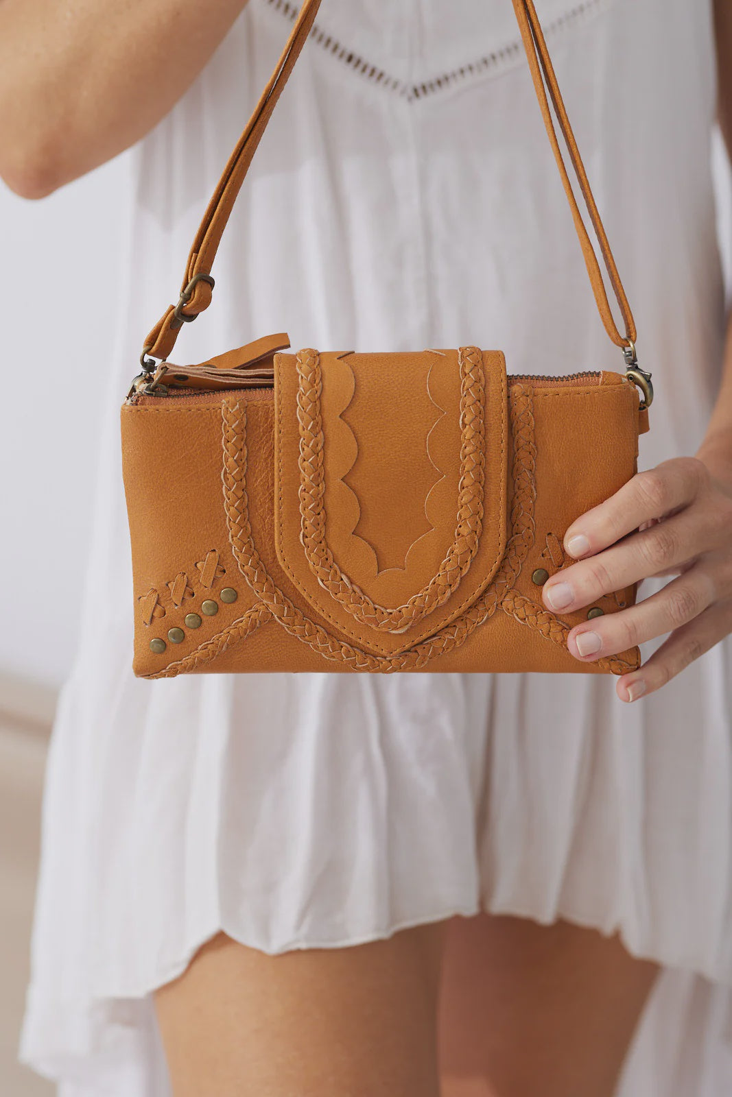 Kuta Boho Wallet - Tan