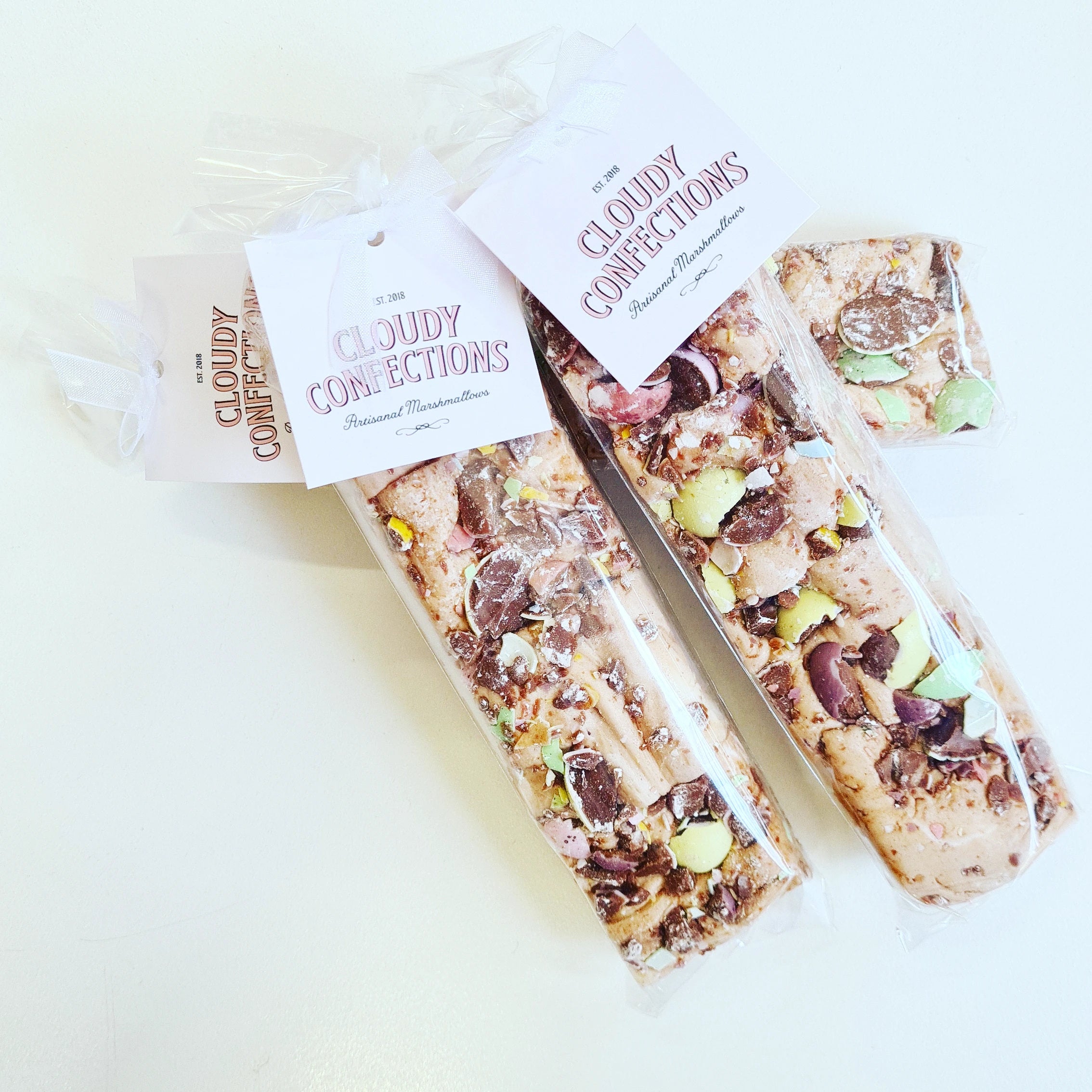 Easter Egg Swirl Marshmallow Gift Bag