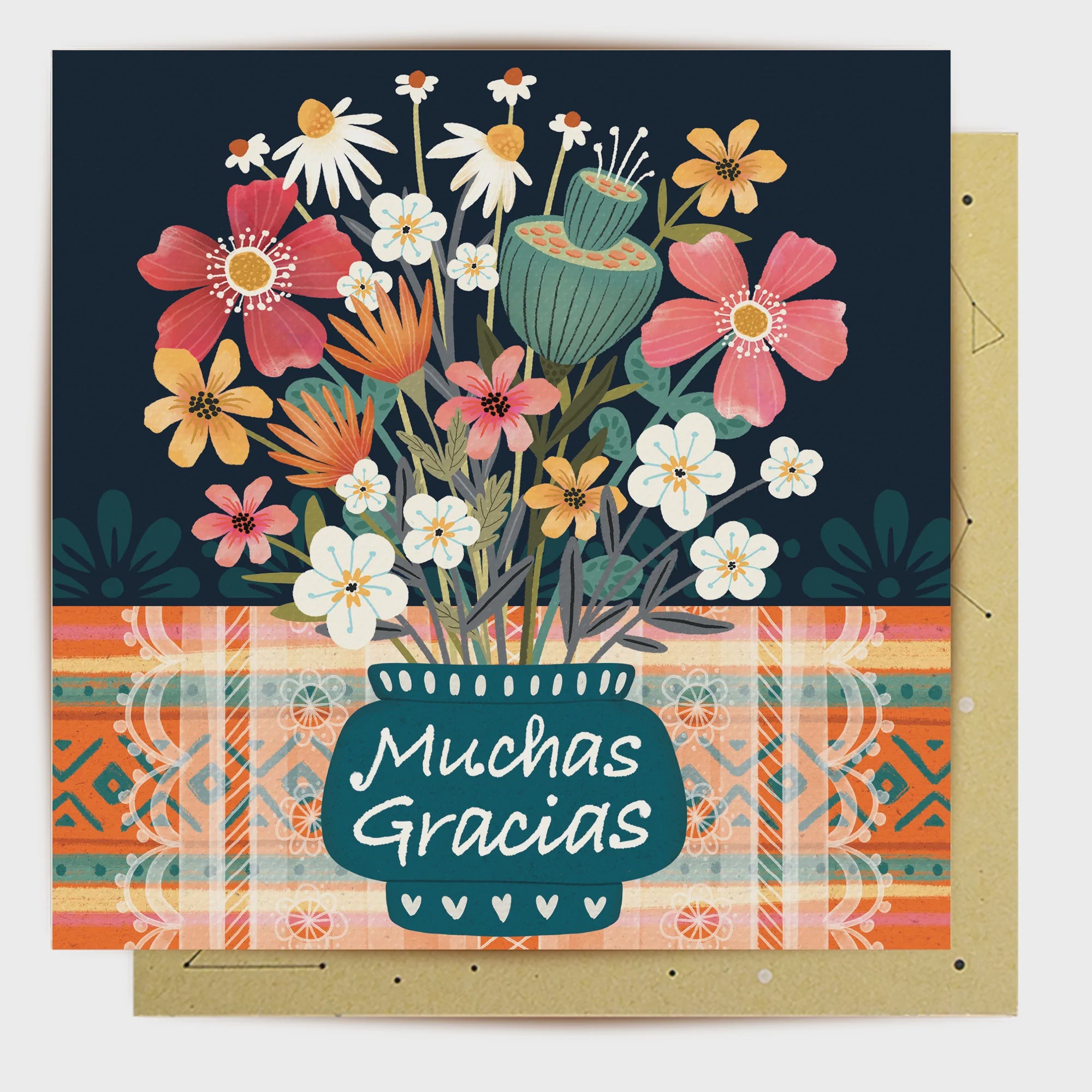 Muchas Gracias Greeting Card