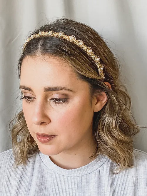 Nalda Headpiece - Pearl