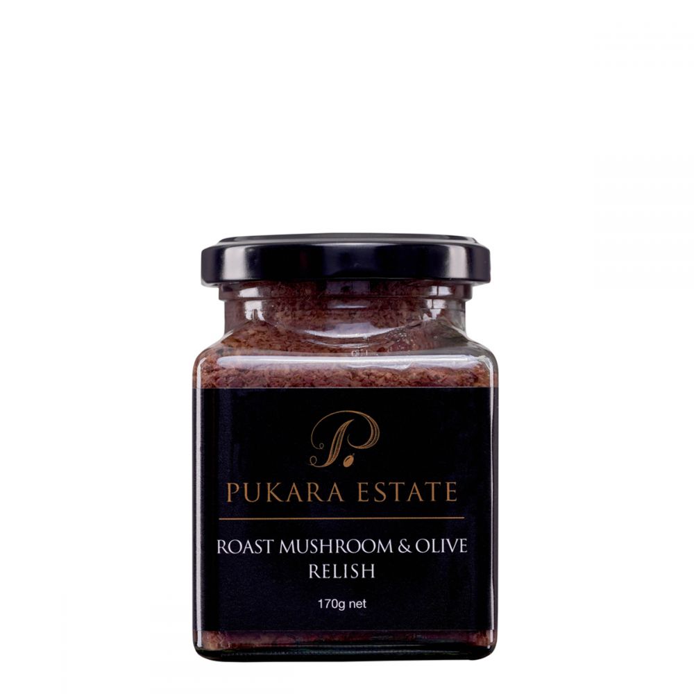 Pukara Roast Mushroom & Olive Relish 170g