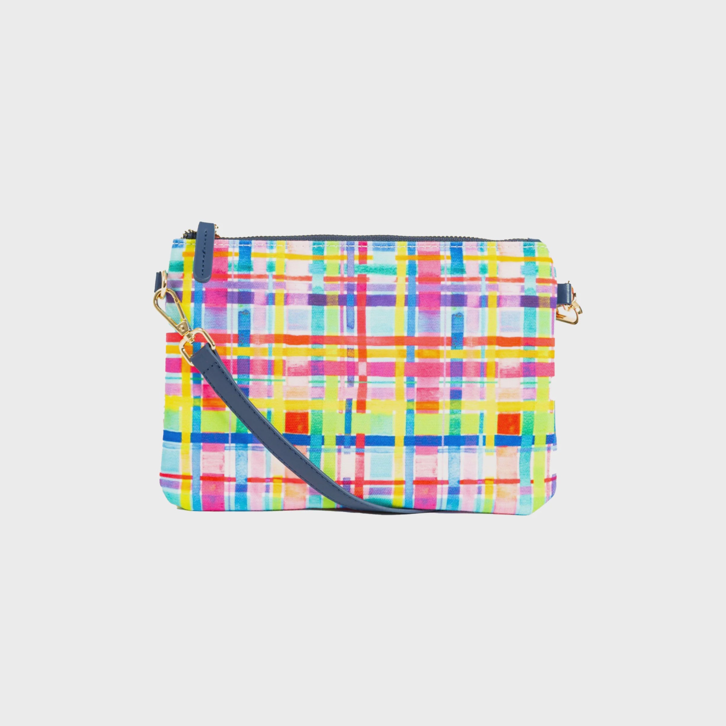 Lordy Dordie Rainbow Gingham Crossbody Bag- Small