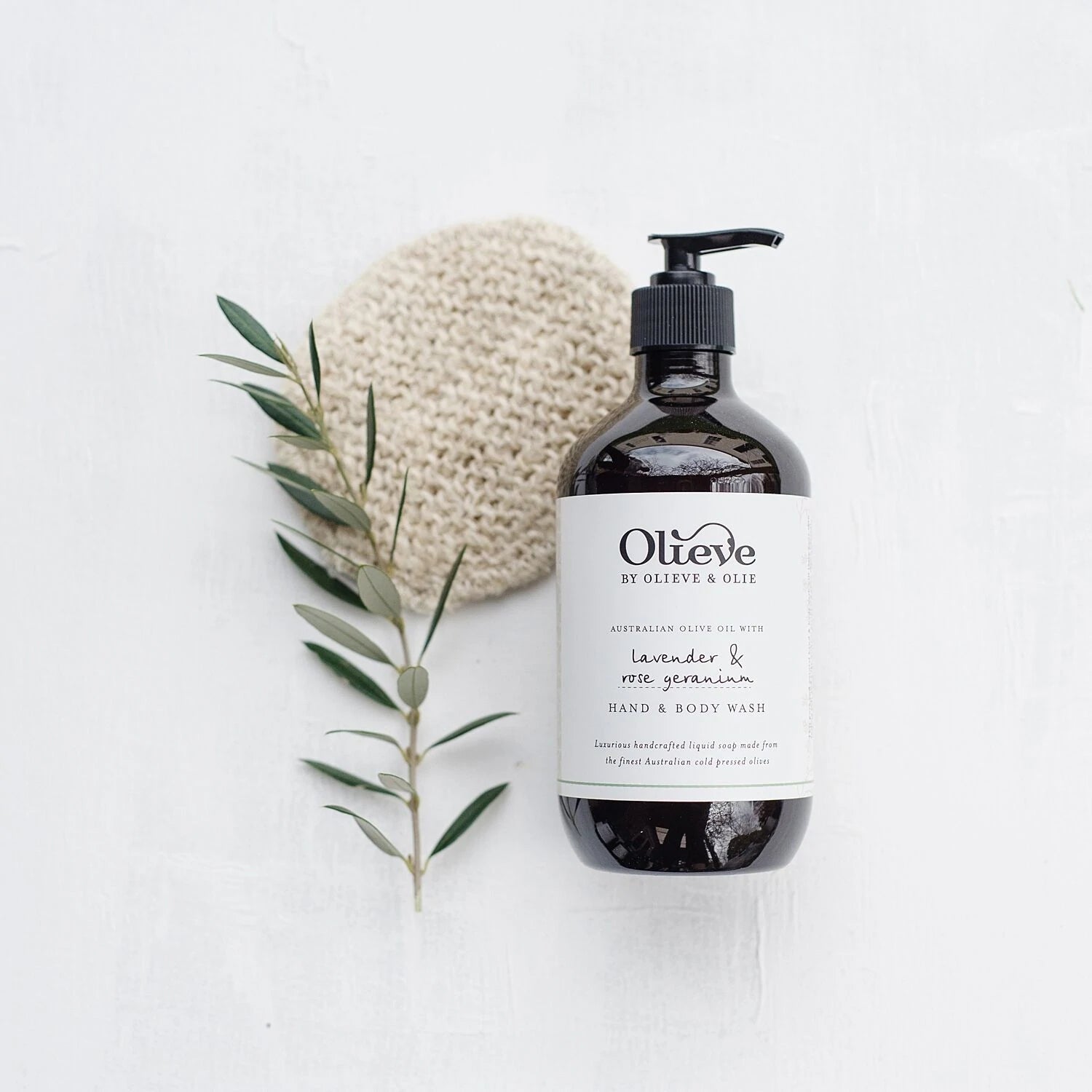 Olieve & Olie Lavendar & Rose Geranium Hand & Body Wash 500mL