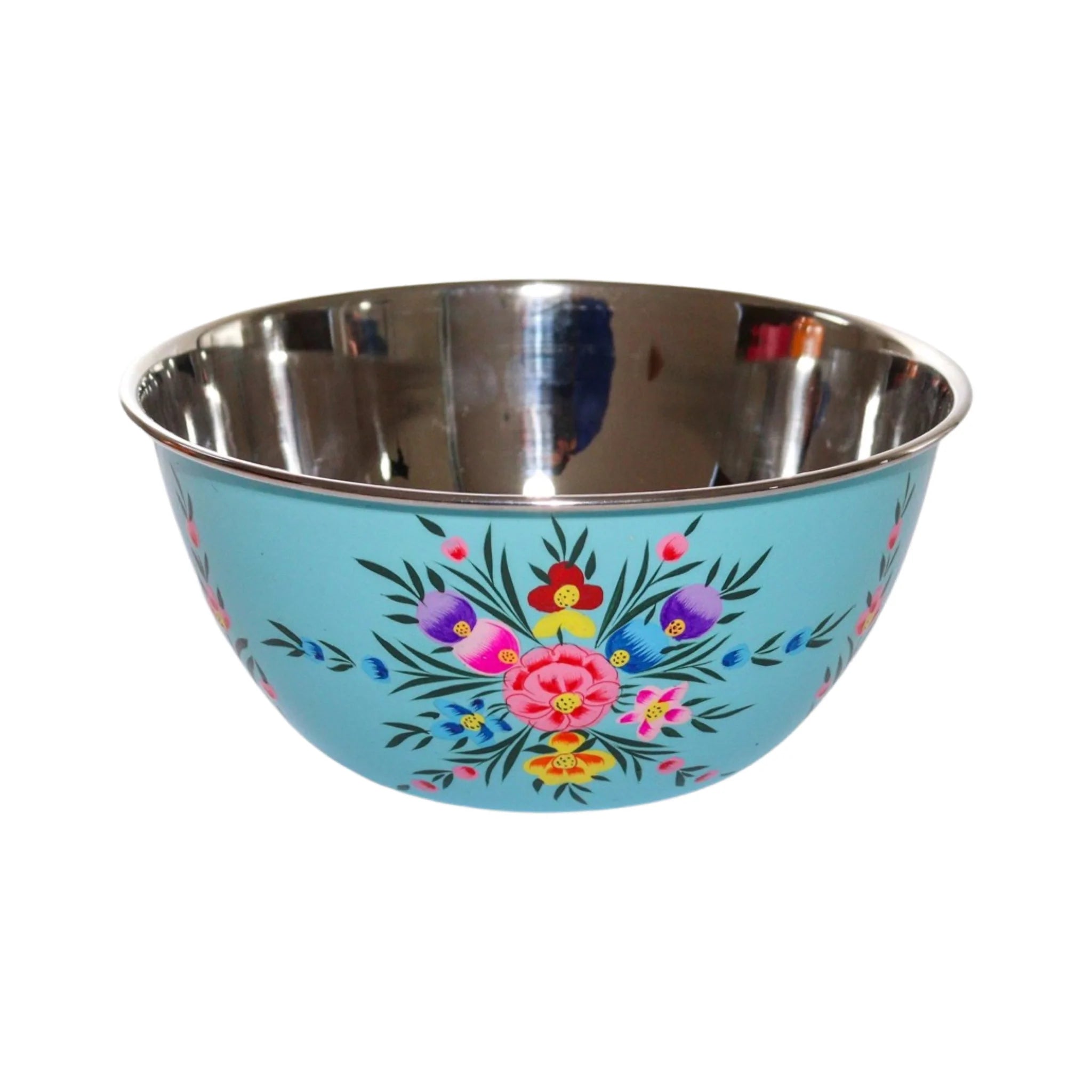 Salad Bowl Garland Aqua