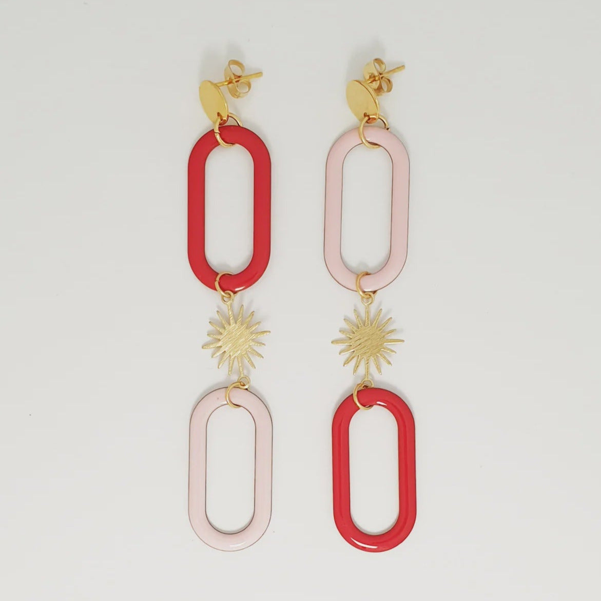 Middle Child Spellbound Earrings - Blossom & Red