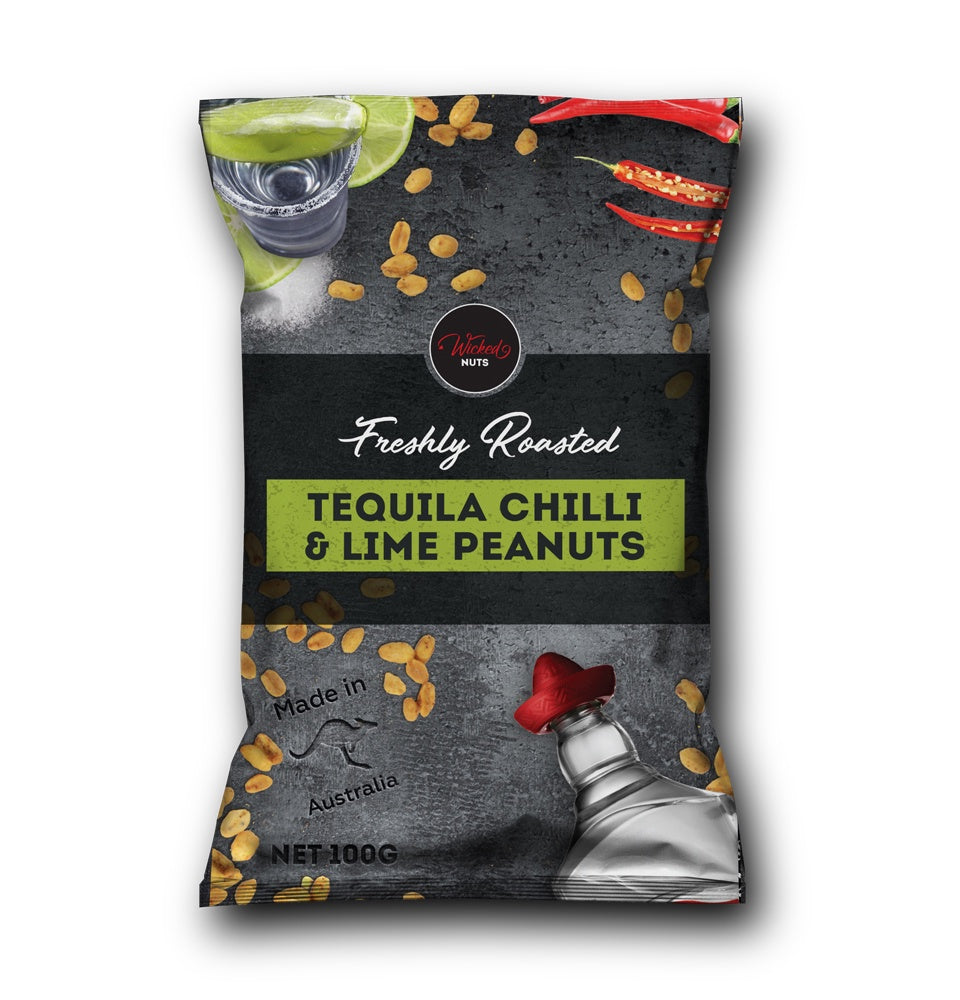 Wicked Nuts Tequila Chili Lime Peanuts