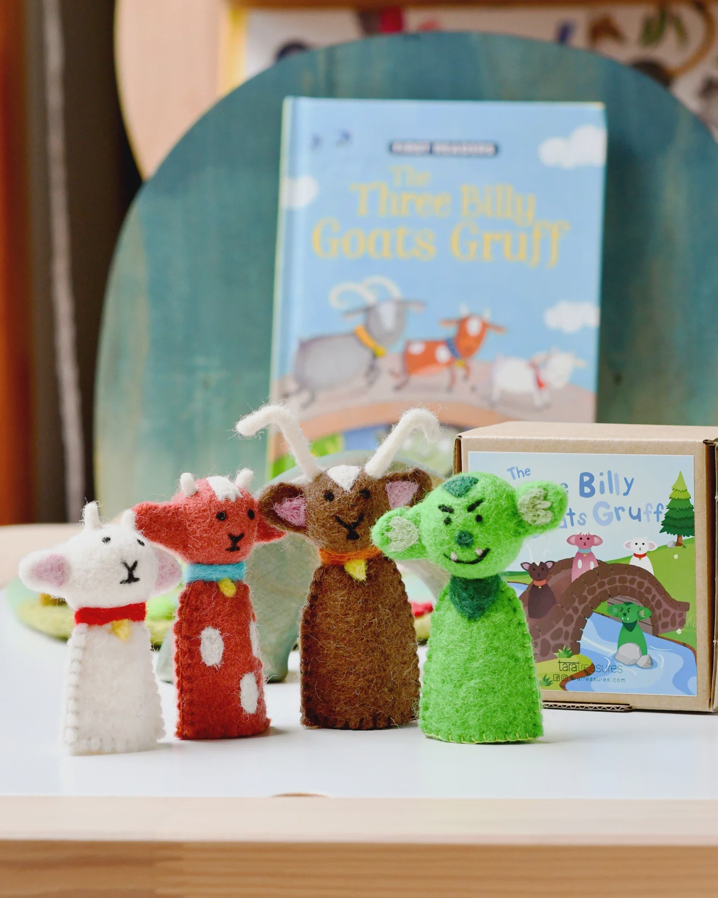 Finger Puppet Set - Three Billy Goats Gruff