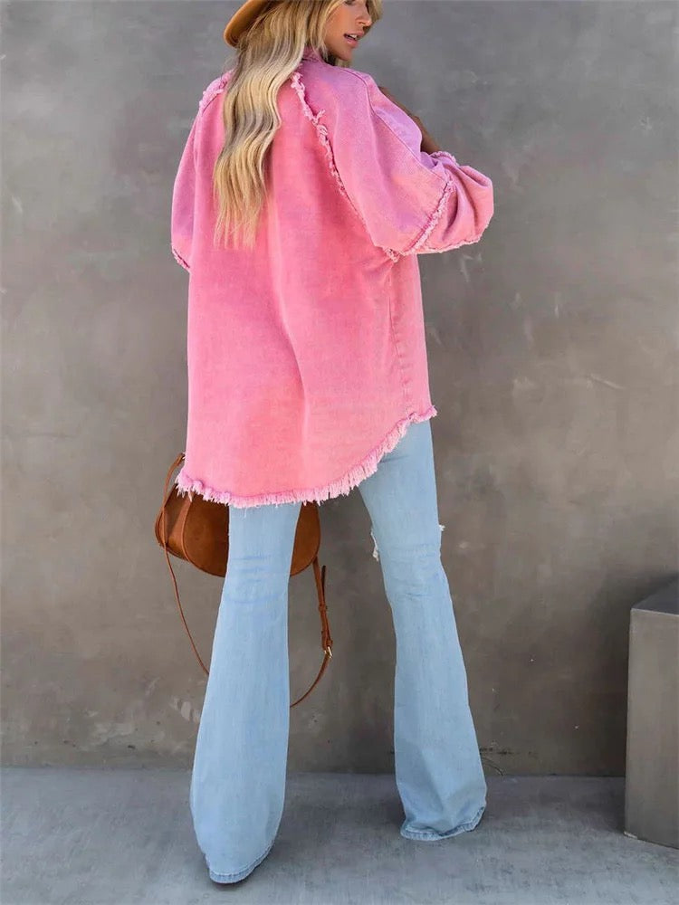 Trixie Shirt Denim Jacket