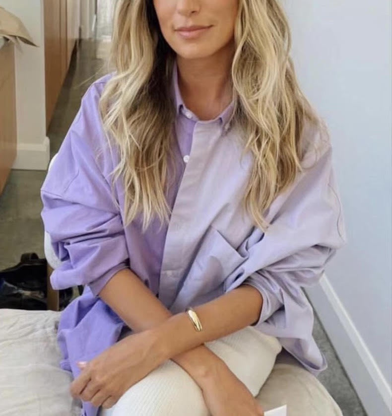 The Two Tone Shirt - Purple