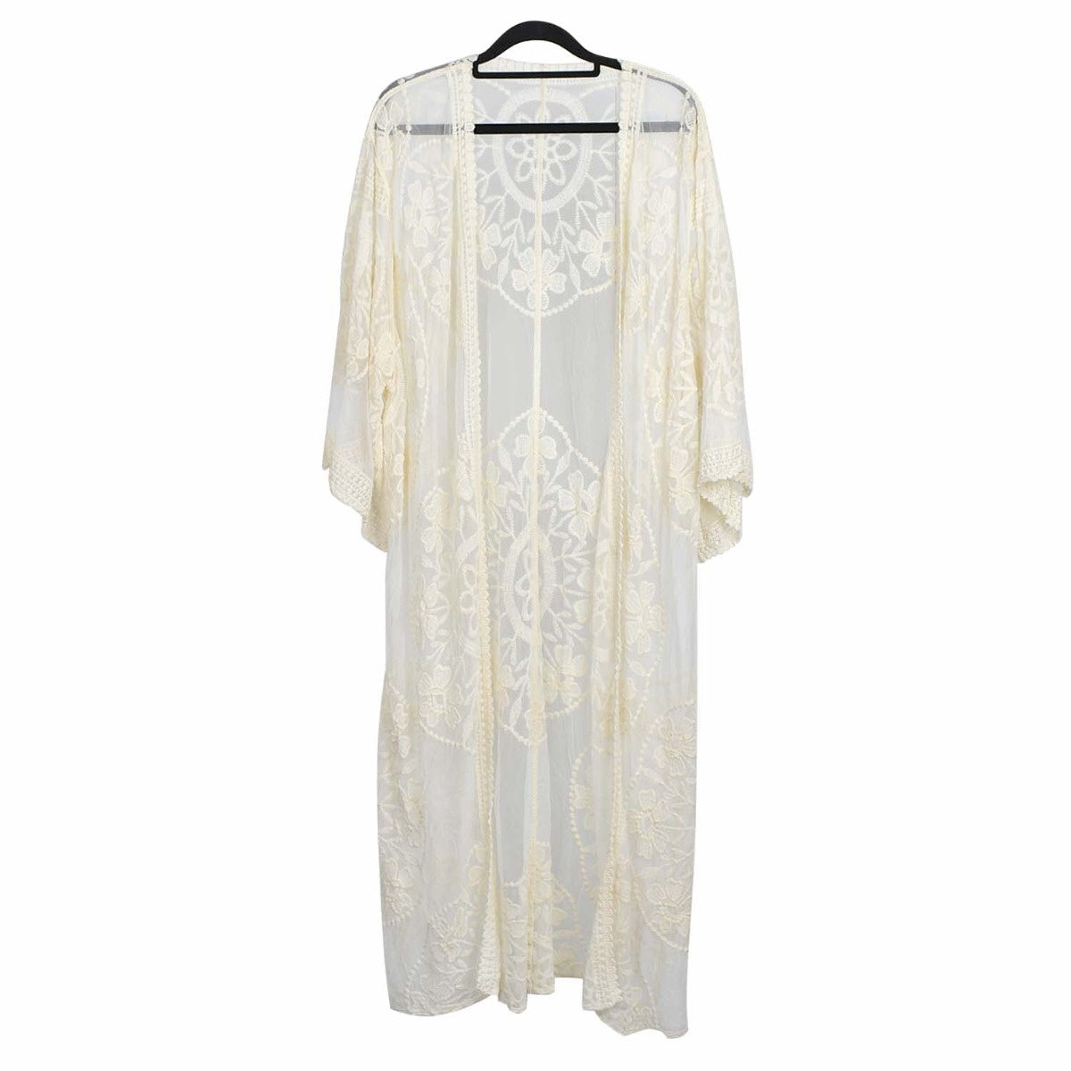 Taylor Hill White Lace Kimono