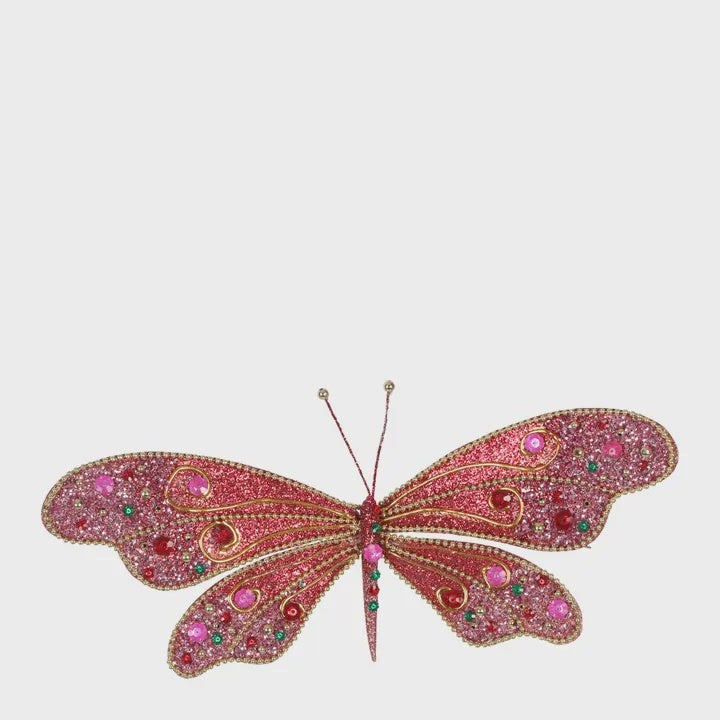 Zara Butterfly Clip Pink - Small