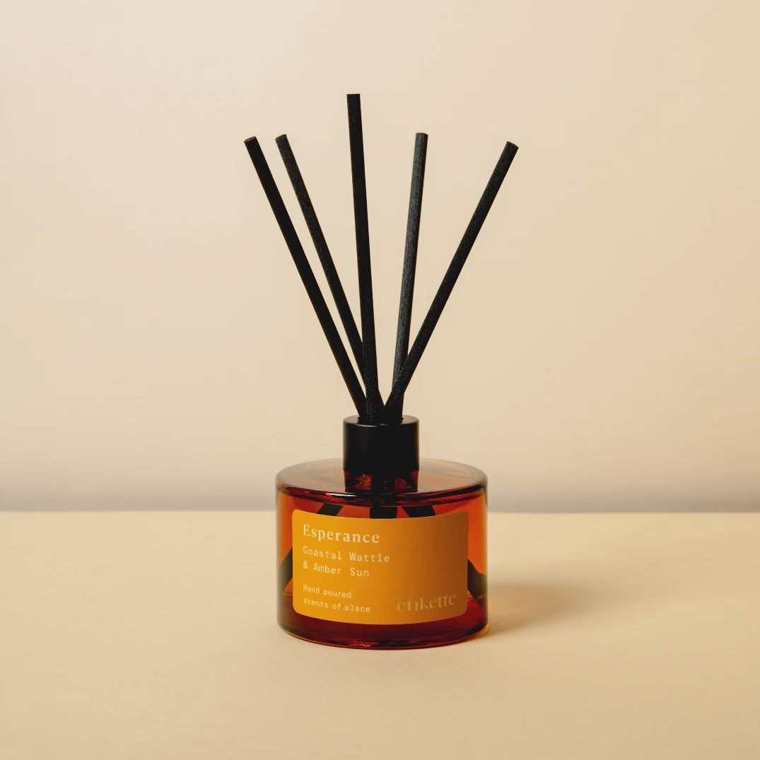 Eco Reed Diffuser - Esperance in Coastal Wattle &amp; Amber Sun