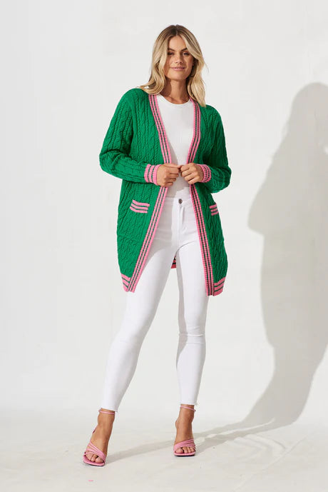 Riley Cardigan - Green