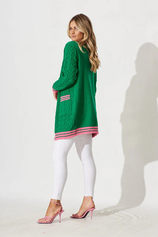Riley Cardigan - Green