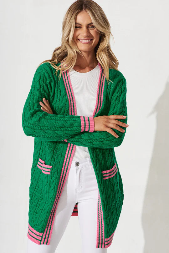 Riley Cardigan - Green