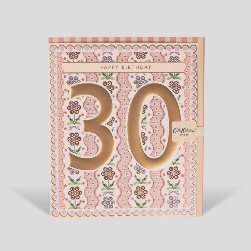 Cath Kidston 30th Birthday Greeting Card