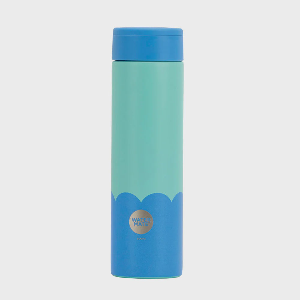 Mini Water Bottle 300ml - Aqua &amp; Blue Wave