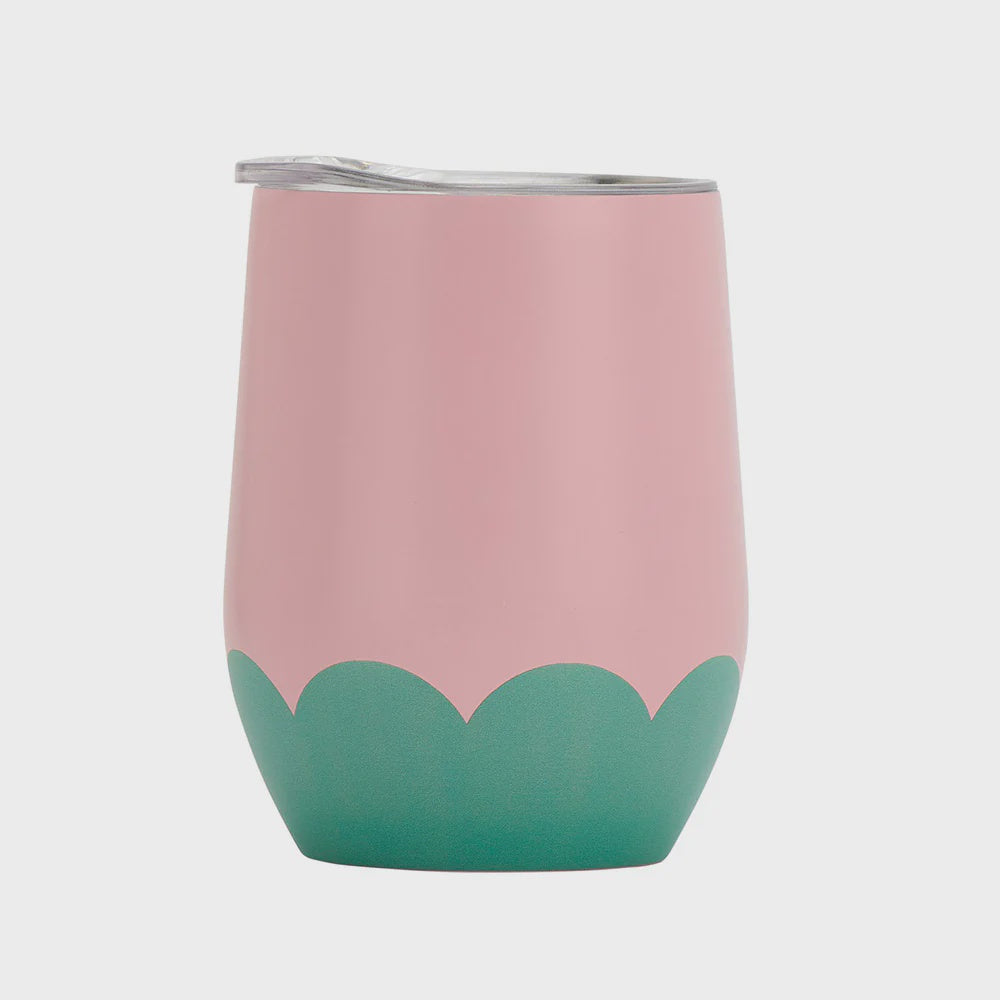 Wine Tumbler 350ml - Musk &amp; Green Wave