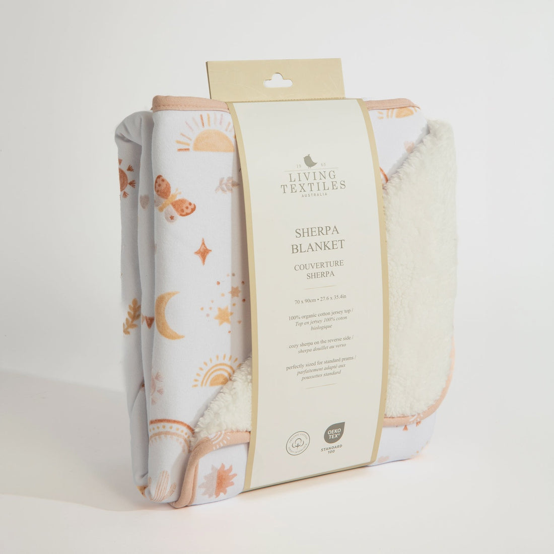 Jersey Sherpa Blanket - Bohemian Bliss