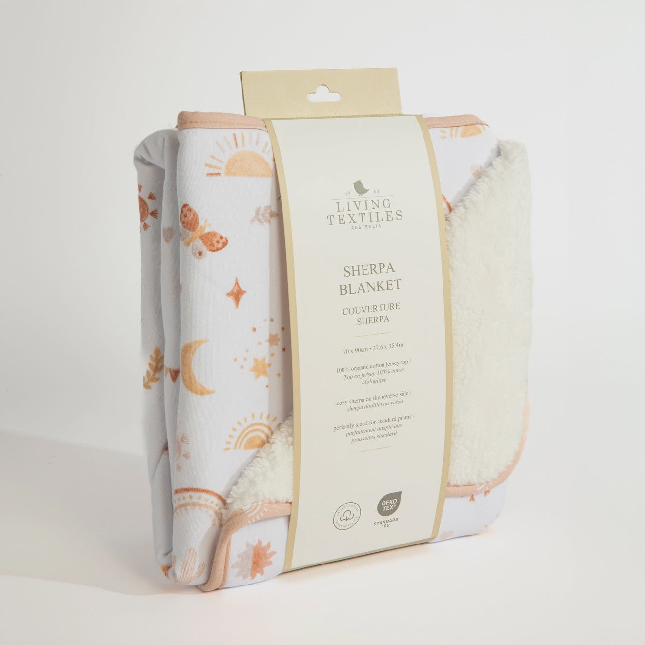 Jersey Sherpa Blanket - Bohemian Bliss