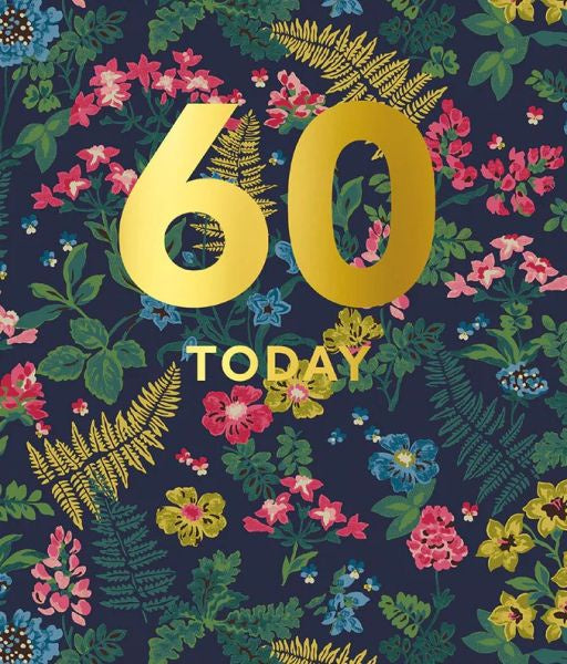 Large 60th Birthday Greeting Card