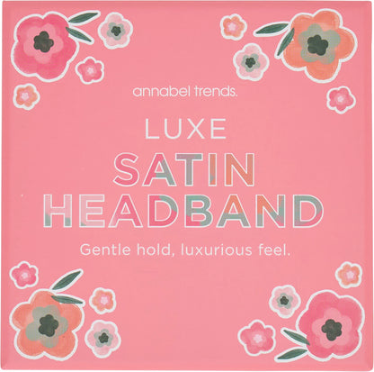 Luxe Satin Headband - Melon