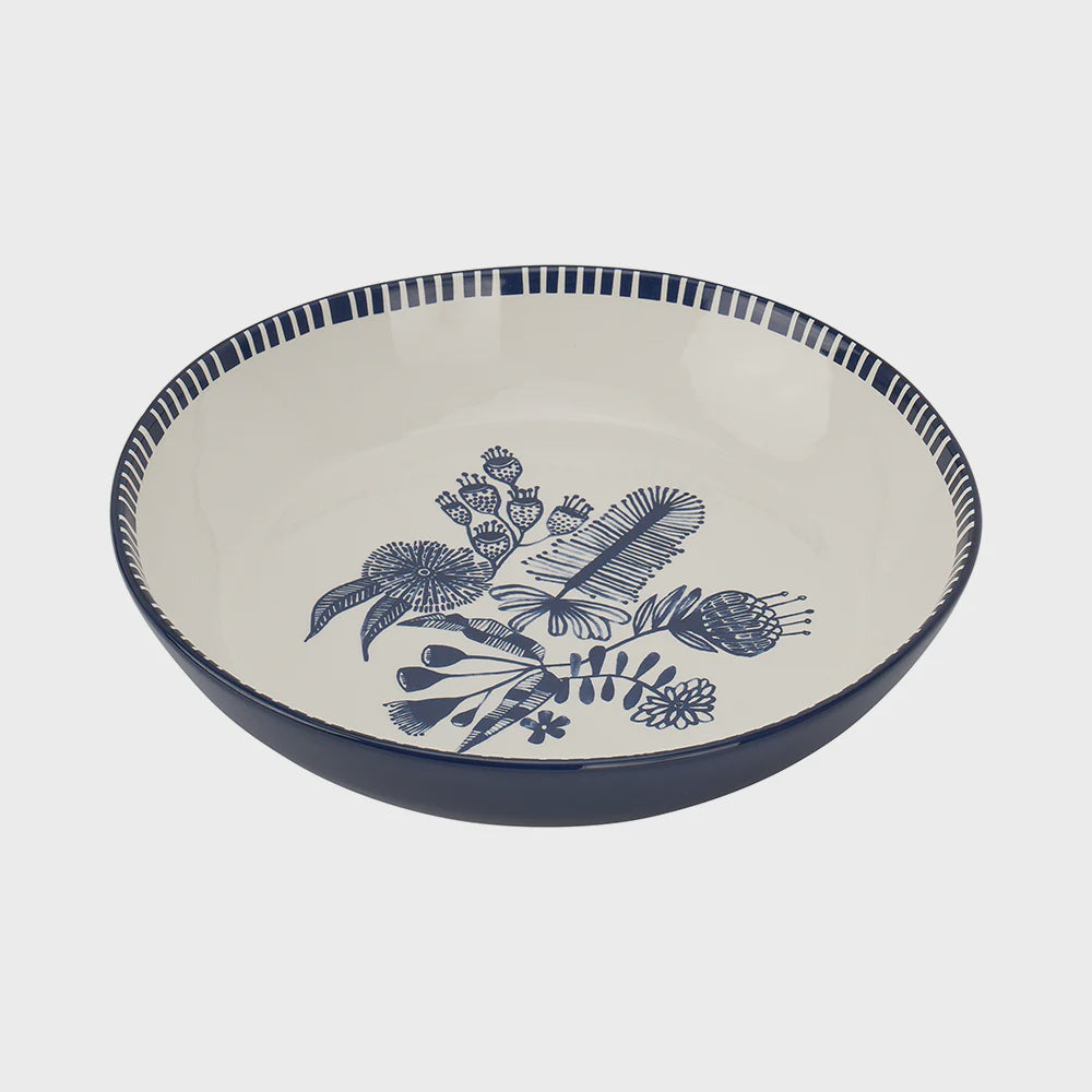 Navy Natives Ceramic Bowl