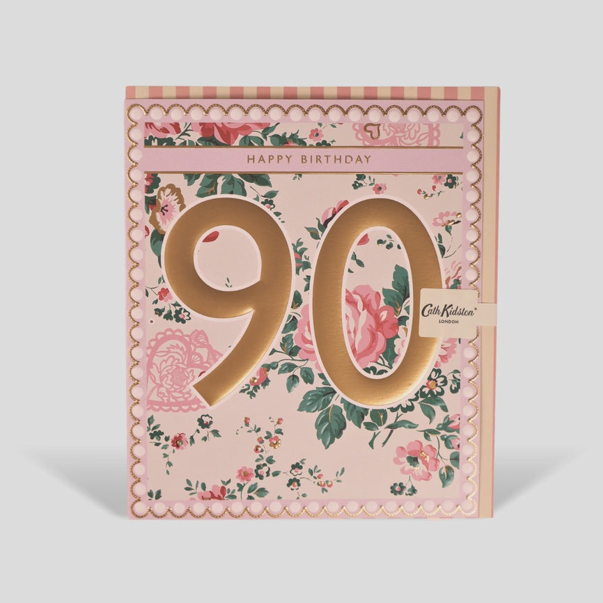 Cath Kidston 90th Birthday Greeting Card